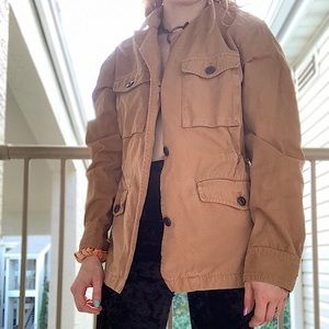 J Crew Tan Jacket Size Small
